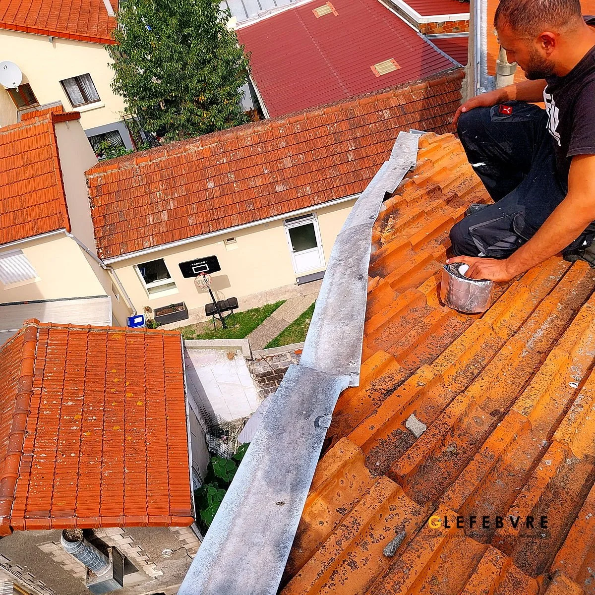Réparation faîtage toiture